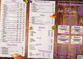 Pizzeria Kebaphaus Bei Rino menu