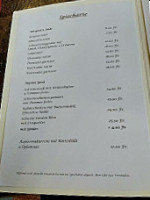 Gasthof Baeren Schwarzenegg menu