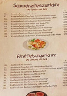 Gaststaette Duong Chihusu menu