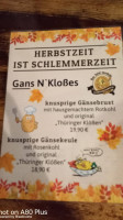 Kartoffelhaus Eisenach menu
