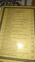 Taverna Metaxa menu