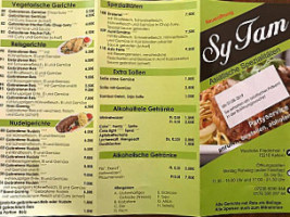 Sy Tam Asiatische Spezialitäten menu