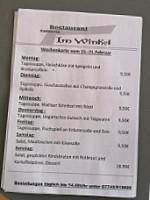 Cafe Im Winkel menu