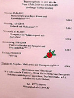 Imbiss Zum Haaß 'n Pfannl menu