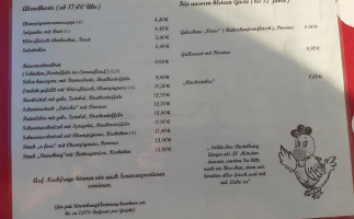 Gaststätte Zum Müncherteich menu
