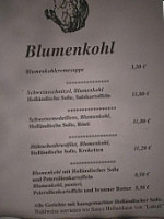 Waldgaststätte Sennhütte menu