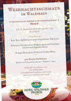 Im Waldhaus Prieros menu