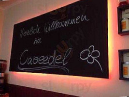 Caveedel menu