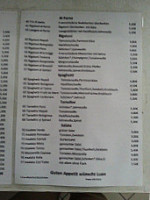 Bayerbach Pizzeria Piano menu