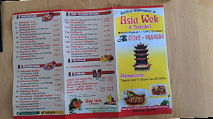 Asia Wok menu