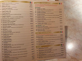 Pizzeria Bei Angelo menu