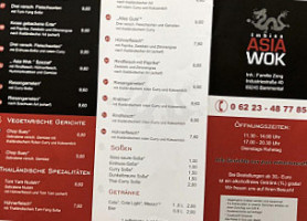 Asia Wok menu