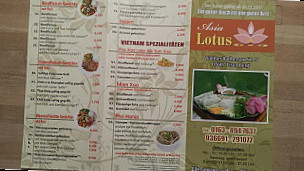 Asia Imbiss Lotus menu