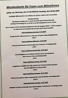 Mauris Gaststätte Mtsv Beindersheim menu