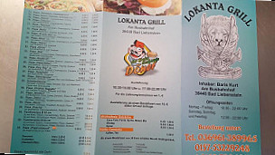 Lokanta Grill menu