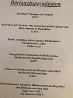 Genusswerkstatt menu