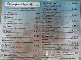 Bil's Döner menu