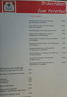 Bräustüberl Zum Peterhof menu