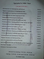 Gasthof Krone menu