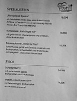 Zur Post menu