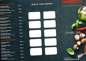 Gabriel's menu