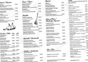 Pizzeria Zur Alten Scheune menu
