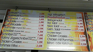 Dorfgrill menu