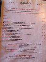 Mcmüller's Brauereigasthof menu