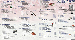 Asia Dreieck menu