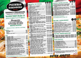 Pizzeria Kirchberg menu