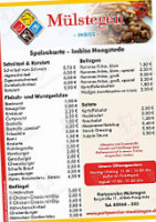 Partyservice Und Imbiss Mülstegen menu