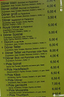 Ewin Döner Pfeffenhausen menu