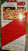 Pizzeria Sole Mio menu