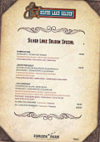 Silver Lake Saloon, Europa-park Camp Resort menu