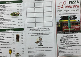 Pizza Leonora-mühlhausen menu