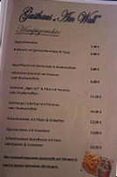 Regina Rohde Gasthaus Am Wall menu