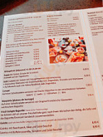 La Joie Cafe menu