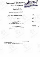 Barbarossa Kelbra/kyffhäuser menu