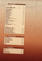 Mythos Olfen menu