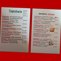 Gasthaus Synderhauf menu