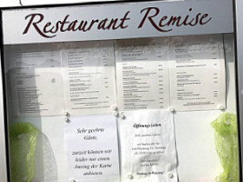 Remise Stolpe menu