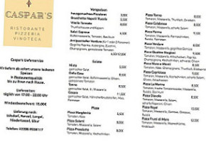 Caspars menu