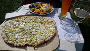 Rheinair Biergarten food