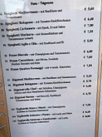 Cafe- Gwölble menu