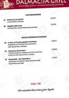 Dalmacija Grill Lauterbach/ Hessen menu