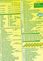 Taj Mahal Pizzaservice menu