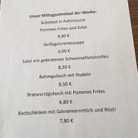 Mayer's Speisezimmer Kronencatering menu