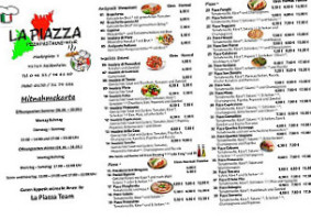 Pizzeria La Piazza Inh. Carmine Pascucci menu