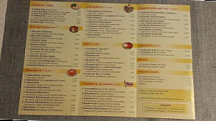 Asia Bistro menu