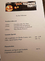 Scheune menu